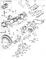 Dewalt DHS780-LX 54v Mitre Saw Spare Parts Type 21